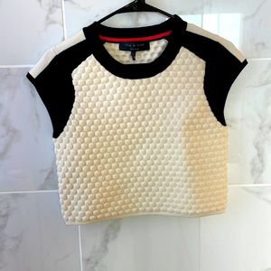 Rag & Bone Cropped Short Sleeved Sweater